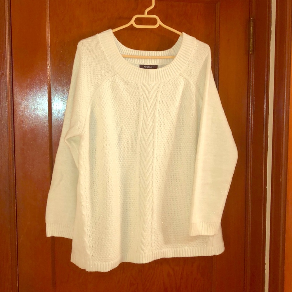 *Relativity* White sweater